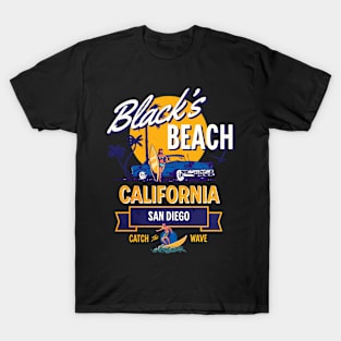 Black's beach California Summer Paradise T-Shirt